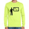 Cotton/Poly Long Sleeve Wicking T Shirt Thumbnail