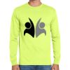 Cotton/Poly Long Sleeve Wicking T Shirt Thumbnail