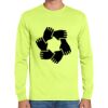 Cotton/Poly Long Sleeve Wicking T Shirt Thumbnail