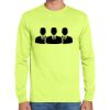 Cotton/Poly Long Sleeve Wicking T Shirt Thumbnail