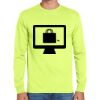 Cotton/Poly Long Sleeve Wicking T Shirt Thumbnail