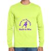 Cotton/Poly Long Sleeve Wicking T Shirt Thumbnail